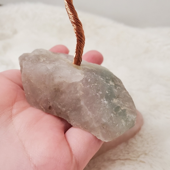 Clear Quartz Crystal Tree with Fluorite Base - Picture 12 of 13